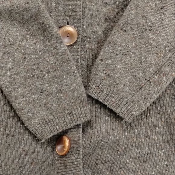 Talbots Italy Tweed Lux Lightweight Merino Wool Long Tunic Sweater - Picture 8 of 13